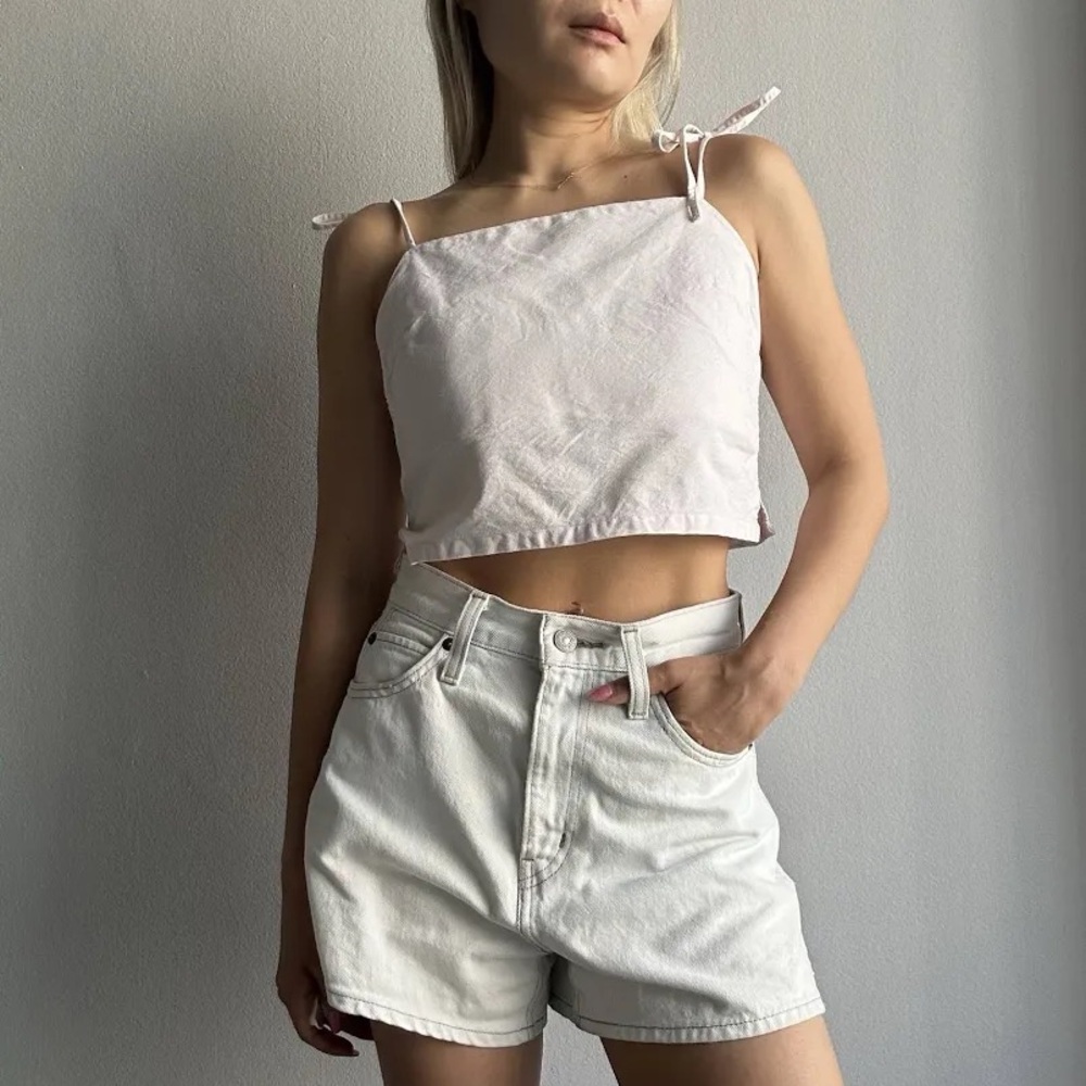 John Galt (Brandy Melville) Light Pink Linen Tank Top